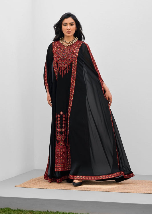 PALESTINIAN CAPE DRESS (Free Size)