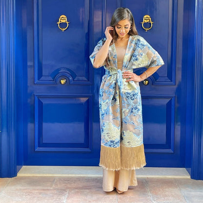 KK - Blue Kimono Kaftan