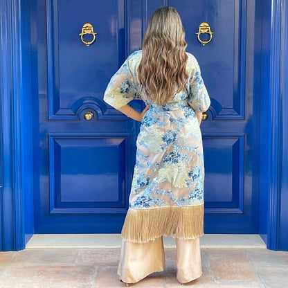 KK - Blue Kimono Kaftan